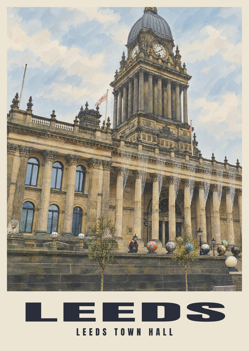 Leeds Town Hall Poster