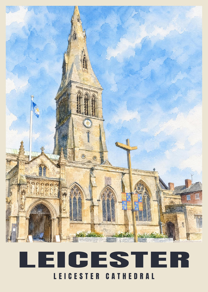 Leicester Cathedral Poster