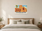 Church of All Saints, Leighton Buzzard Poster at A1, as a poster, above a bed