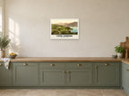 From Tarbet, Loch Lomond, 1890s Heritage Print at A2, in a white frame, in a kitchen