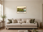 From Tarbet, Loch Lomond, 1890s Heritage Print at A2, in a natural wood frame, in a sitting room