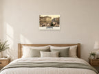 Piccadilly Circus, London Poster at A2, as a poster, above a bed