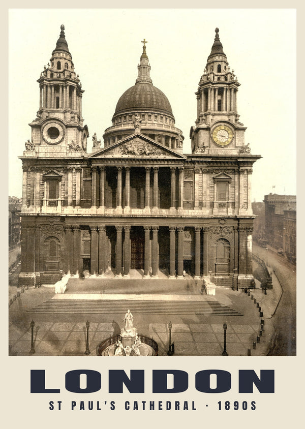 St Paul's Cathedral, London, c. 1890–1900 Heritage Print