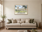 Holy Trinity Church, Long Melford Poster at A1, in a natural wood frame, in a sitting room