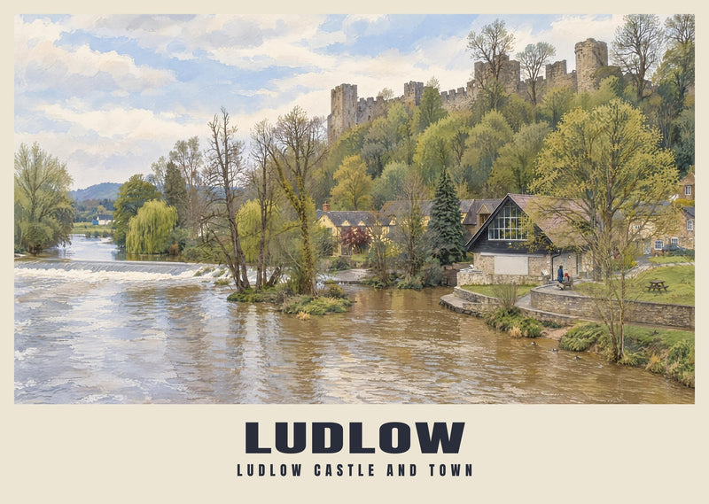Ludlow Castle Poster
