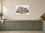 St Thomas the Apostle’s Church, Lymington Poster at A1, in a white frame, in a kitchen