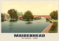 Maidenhead poster, The Bridges · 1890s