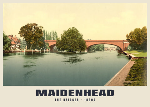 The Thames at Maidenhead, c. 1890–1900 Heritage Print