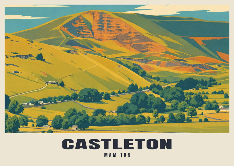Mam Tor, Castleton Poster