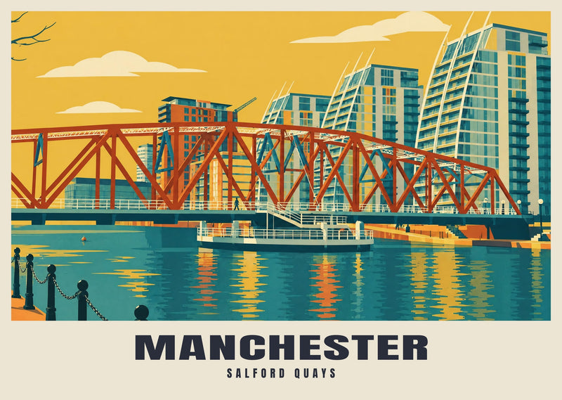 Salford Quays, Manchester Poster