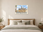 Redesdale Hall, Moreton-in-Marsh Poster at A1, as a poster, above a bed