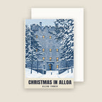 Alloa Tower Christmas card with its envelope