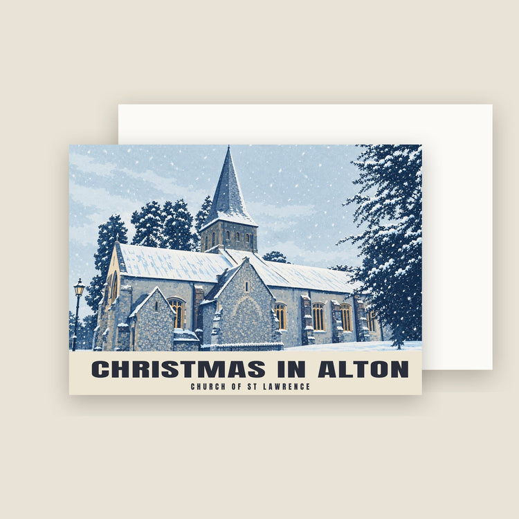 Church of St Lawrence, Alton Christmas Cards (Pack of 10)