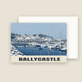Ballycastle Christmas card with its envelope
