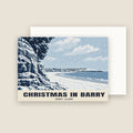 Barry Island Christmas card with its envelope
