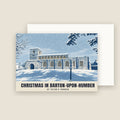 St Peter's Church, Barton-upon-Humber Christmas card with its envelope