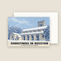 St John the Baptist Church, Beeston Christmas card with its envelope