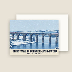 Royal Border Bridge, Berwick-upon-Tweed Christmas Cards (Pack of 10)