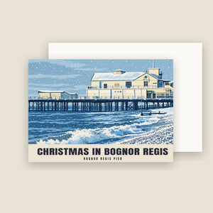 Bognor Regis Pier Christmas Cards (Pack of 10)