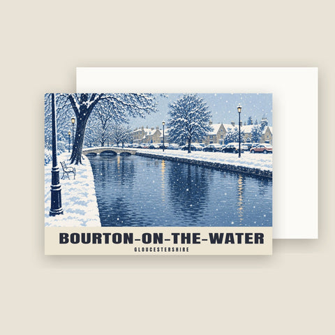 Bourton-on-the-Water Christmas Cards (Pack of 10)