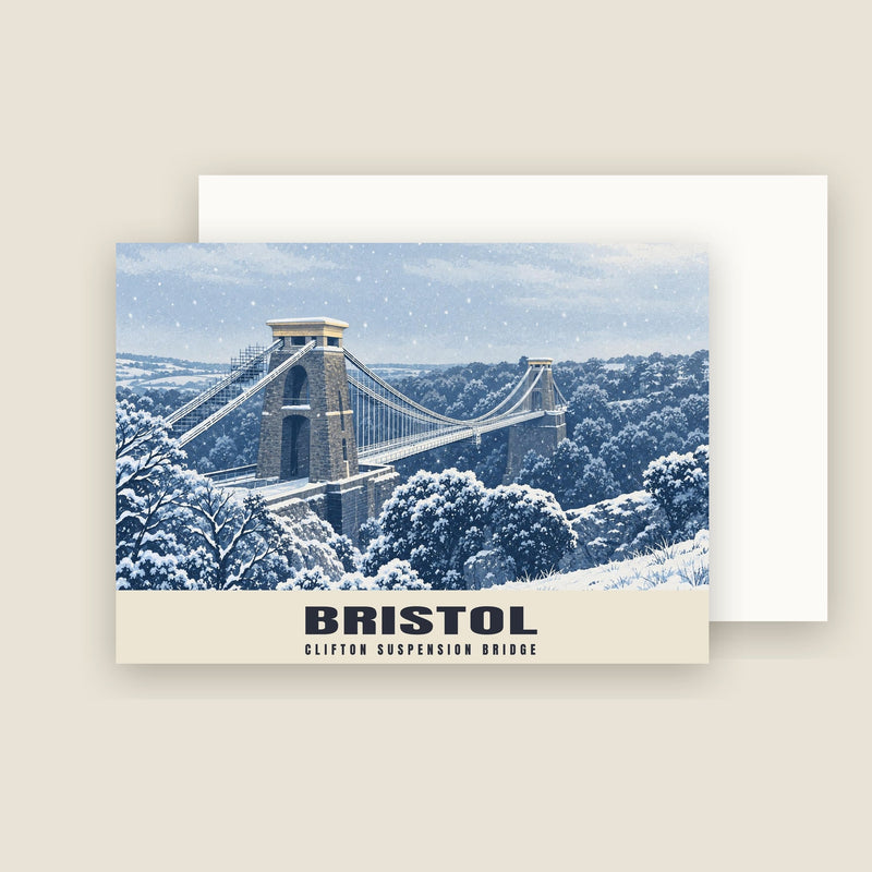 Clifton Suspension Bridge, Bristol Christmas Cards (Pack of 10)