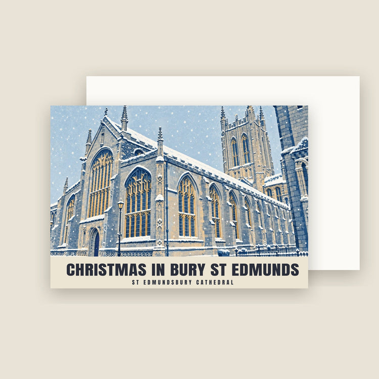 St Edmundsbury Cathedral, Bury St Edmunds Christmas Cards (Pack of 10)