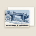 Cadishead Viaduct Christmas card with its envelope