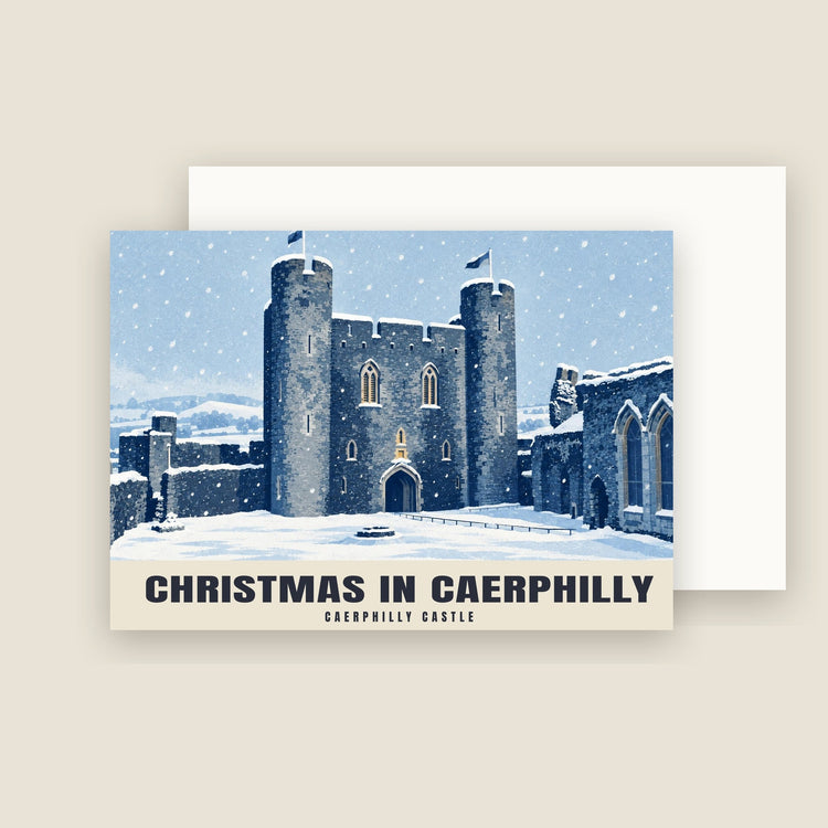 Caerphilly Castle Christmas Cards (Pack of 10)