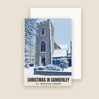 St Tarcisius Church, Camberley Christmas card with its envelope