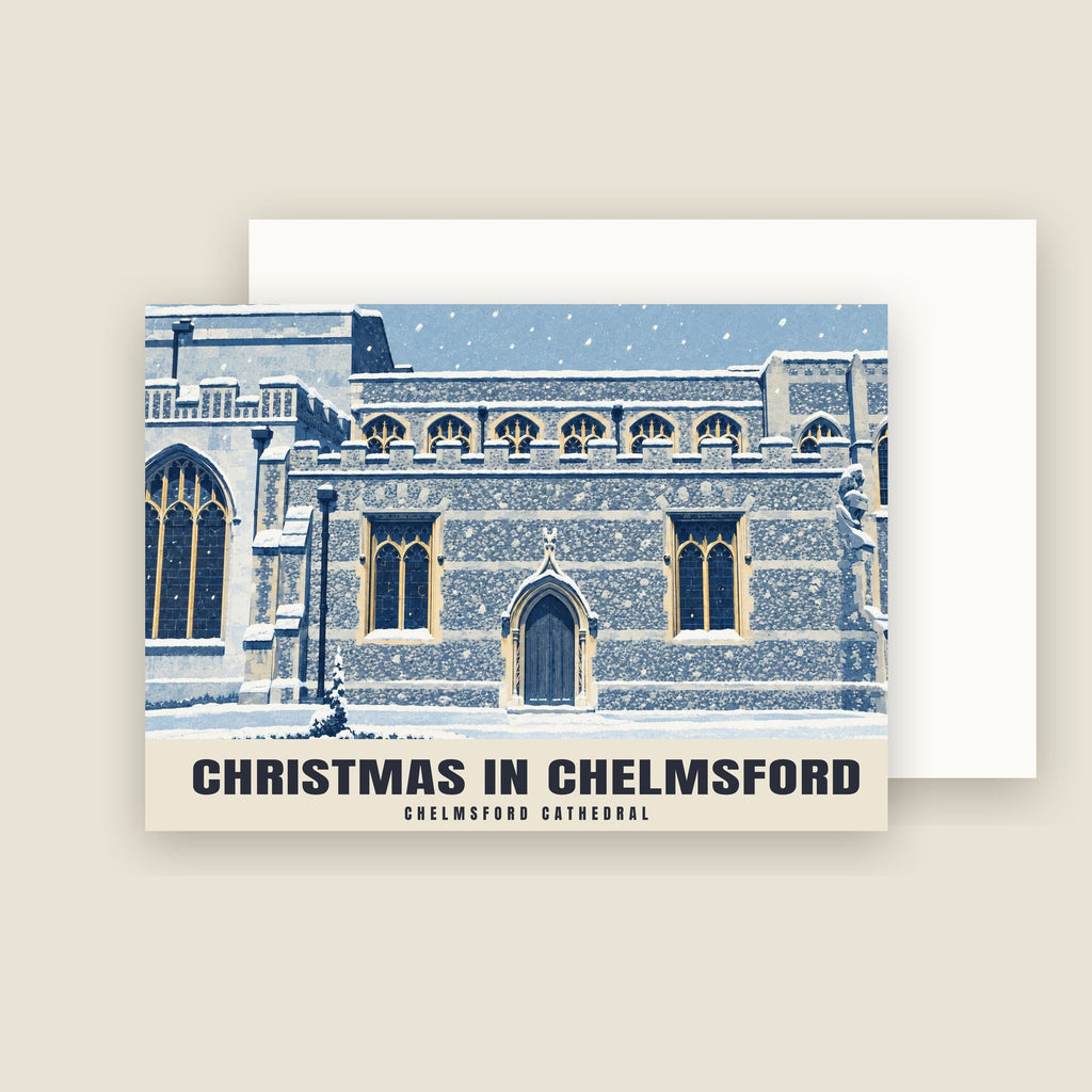 Chelmsford Cathedral Christmas card with its envelope