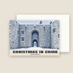 Chirk Castle Christmas card with its envelope