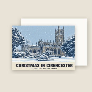 St John the Baptist Church, Cirencester Christmas Cards (Pack of 10)
