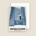 Clitheroe Castle Christmas card with its envelope