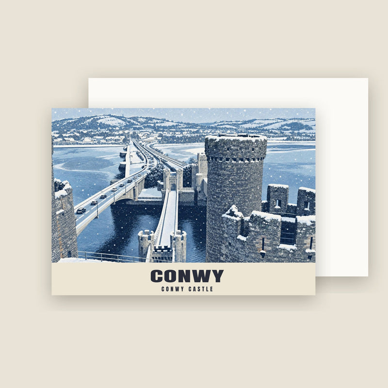 Conwy Castle Christmas Cards (Pack of 10)