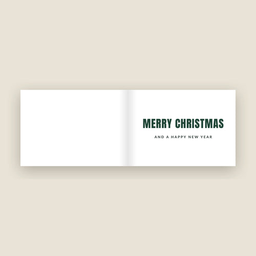Inside the Conwy Castle Christmas card: Merry Christmas and a Happy New Year