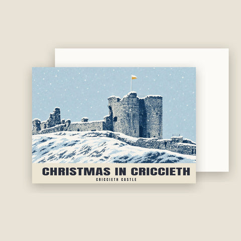 Criccieth Castle Christmas Cards (Pack of 10)