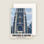 Croydon Minster Christmas card with its envelope
