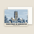 Doncaster Minster Christmas card with its envelope