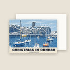 Dunbar Castle Christmas card with its envelope
