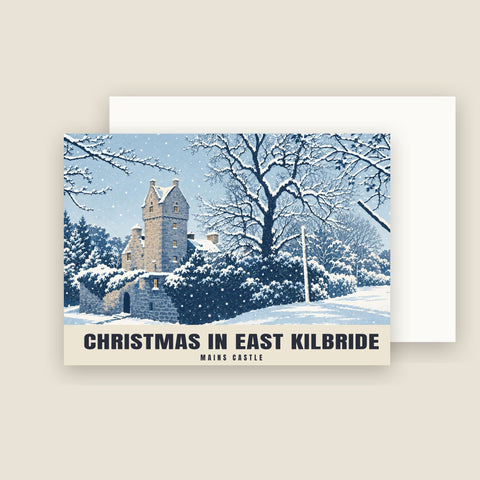 Mains Castle, East Kilbride Christmas Cards (Pack of 10)