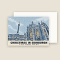 St Giles' Cathedral, Royal Mile, Edinburgh Christmas card with its envelope