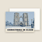 Elgin Cathedral Christmas card with its envelope