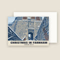 Farnham Castle Christmas card with its envelope