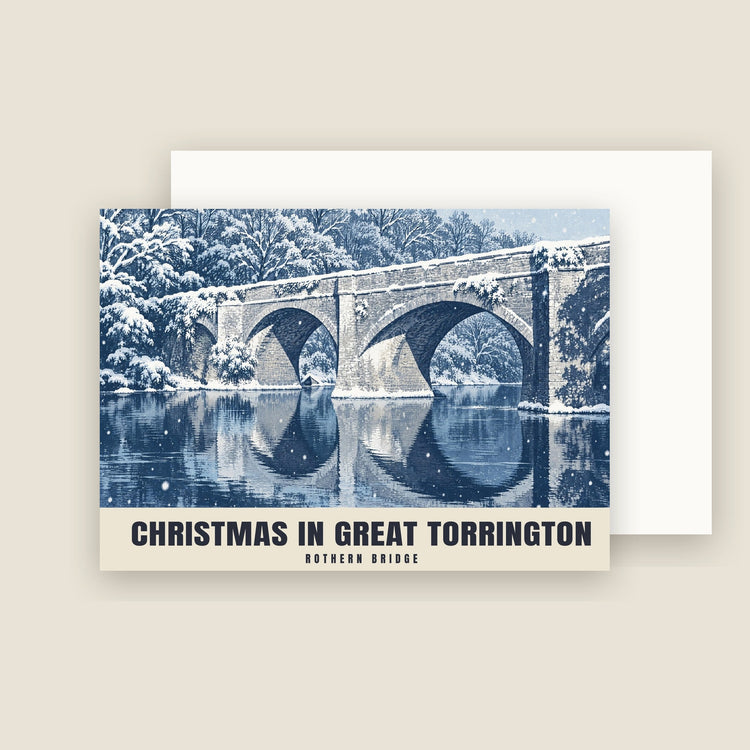 Rothern Bridge, Great Torrington Christmas Cards (Pack of 10)