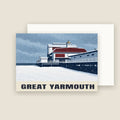 Great Yarmouth Christmas card with its envelope