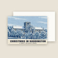St Mary's Collegiate Church, Haddington Christmas card with its envelope