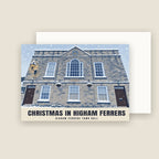 Higham Ferrers Town Hall Christmas card with its envelope