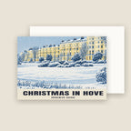 Brunswick Square, Hove Christmas card with its envelope