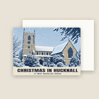 St Mary Magdalene Church, Hucknall Christmas card with its envelope