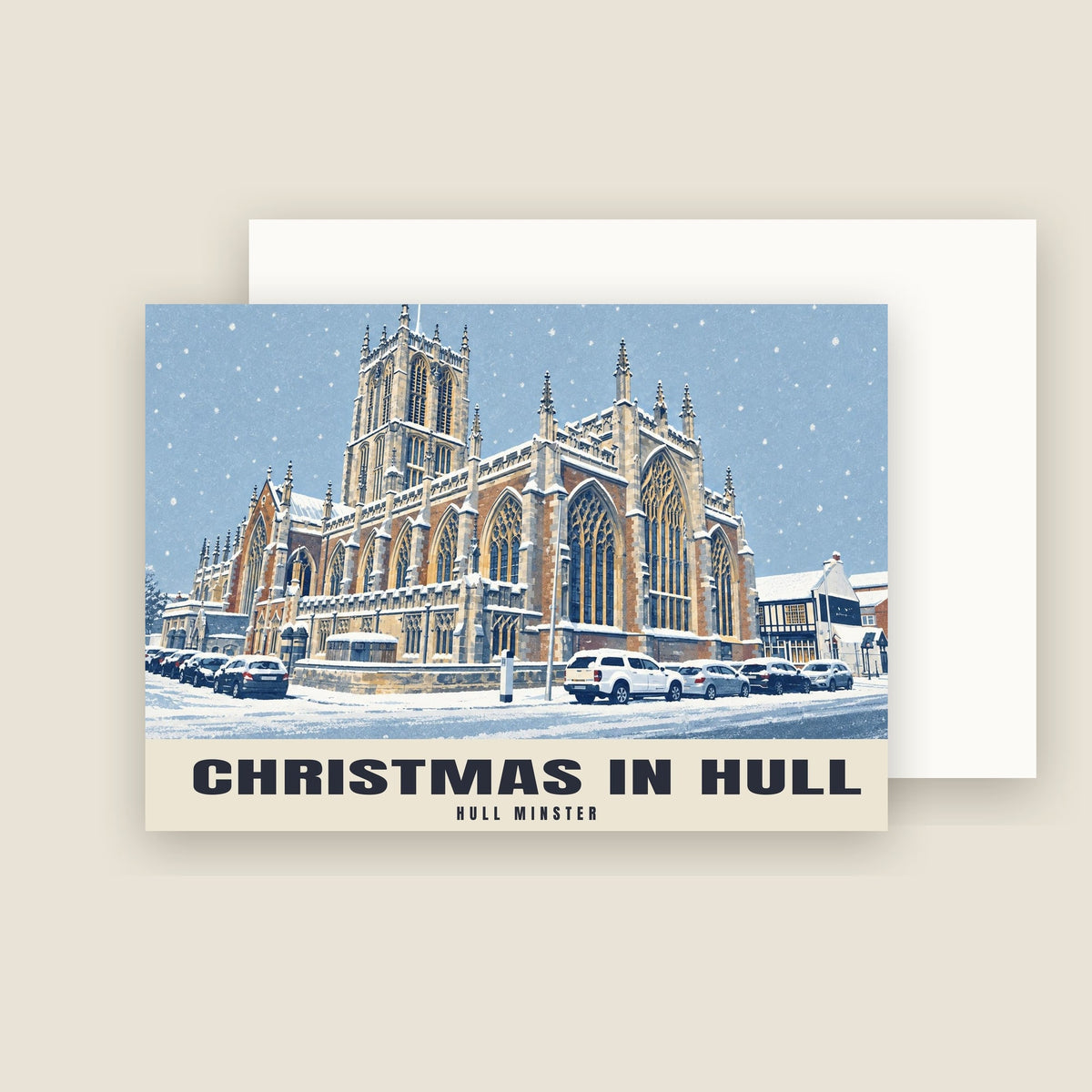 Hull Minster Christmas card with its envelope